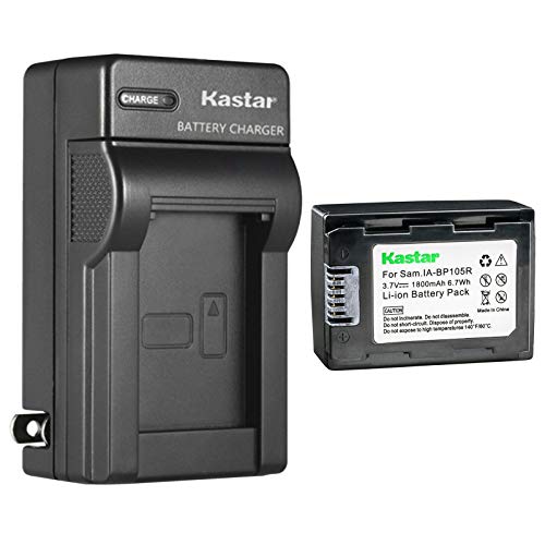 Kastar 1-Pack Battery And Ac Wall Charger Replacement For Samsung Ia-Bp105R, Ia-Bp210R, Ad43-00201A Battery, Samsung Hmx-F90Wn, Hmx-F90Wn/Xaa, Hmx-F900, Hmx-F900Bp, Hmx-F900Sp, Hmx-F900Bn, Hmx-F900Sn #TOP18