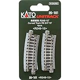 Vom japanischen Hersteller KATO stammt ein N-Gleis mit Bettungskörper