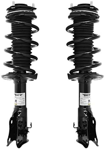 UNITY AUTOMOTIVE 2-11813-11814-001 Front 2 Wheel Complete Strut Assembly Kit 2006-2011 Honda Civic Coupe