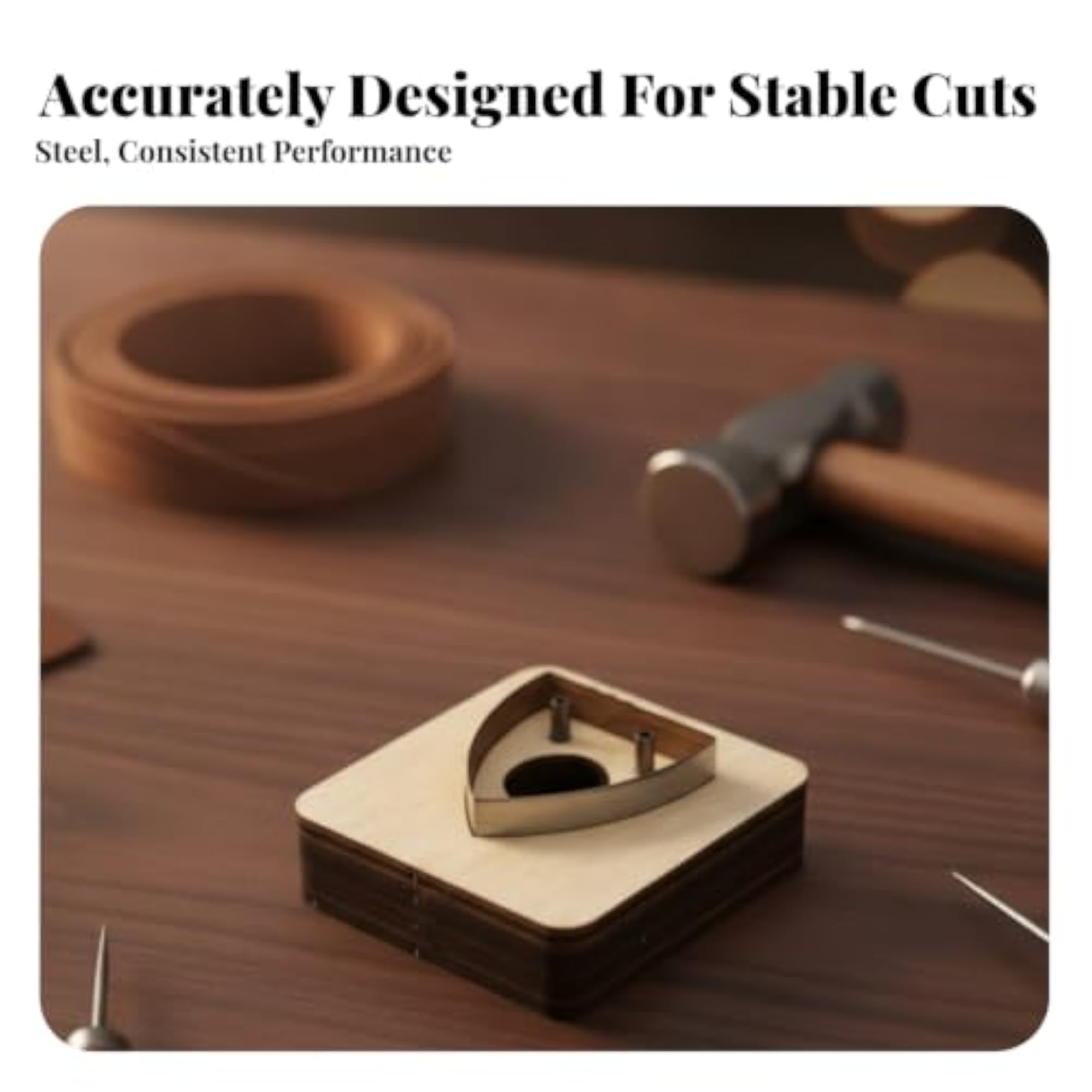 High-Efficiency Leather Die Compact Mold with Wooden Base
