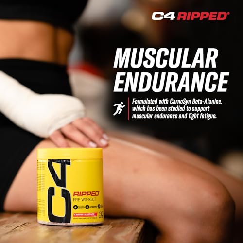 Cellucor 104393 C4 Ripped Pre Workout Powder Fruit Punch - Creatine Free + Sugar Free Preworkout Energy Supplement thumb #3