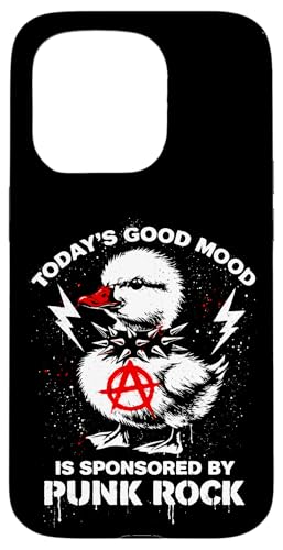 Today's Good Mood Old School Duck ���B���e�[�W�~���[�W�b�N �p���N���b�N �X�}�z�P�[�X iPhone 15 Pro �p