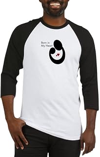 CafePress Born in My Heart Baseball Jersey Baseball Shirt