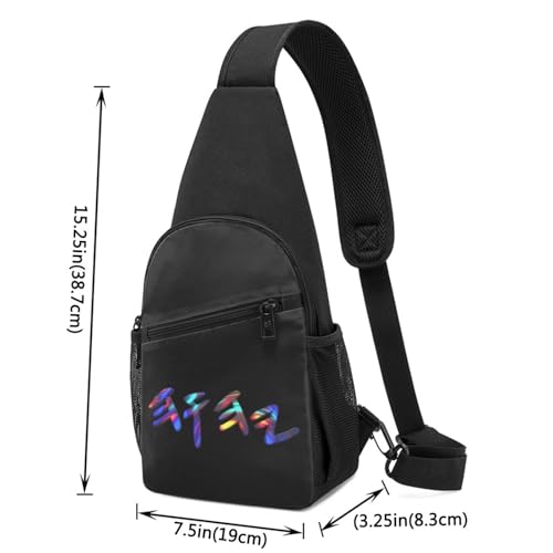 Yhwh Paleo Hebrew，Fashion One-Shoulder Bag，Anti-Theft Crossbody Shoulder Chest Bag4