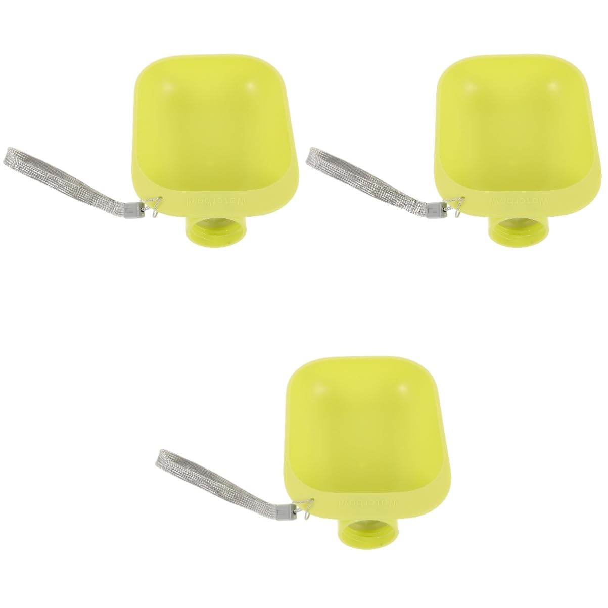 BESPORTBLE 3pcs No Leak Dog Water Bottle Bowl Portable Pet Travel Bowl Dog Water Dispenser Attachment Waterproof Easy to Install