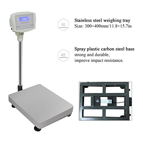 Báscula digital de plataforma BAOSHISHAN 300kg 1g miniatura 4