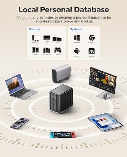 ORICO 5 Bay USB 3.1 Hard Drive Enclosure - Plug and Play DAS Enclosure with 12V/10A Power Adapter, Maximum 5*22TB Storage for Home Data Management - 9758C3 - image 4