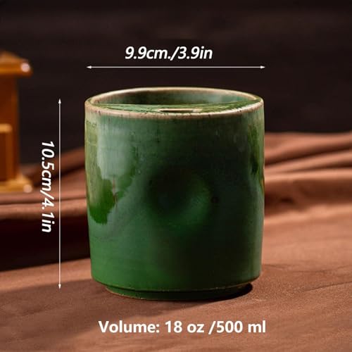 Taza de cerámica clásica portátil resistente a derrames para café 3