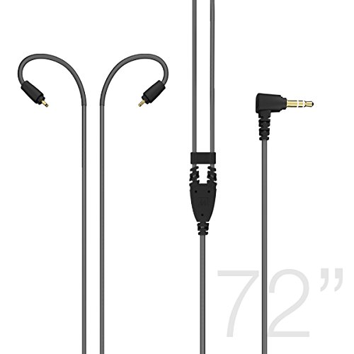 Image of MEE Audio MX PRO Series M6 PRO 72-inch Extended-Length Stereo Audio Cable (Black)
