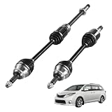 VEVOR CV Axle Shaft Assembly, 2 Pieces Front Left & Right (Driver and Passenger Side), Automotive Replacement CV Joint Axles Pair Compatible with 2004-2010 Toyota Sienna, Alloy Steel & Carbon Steel