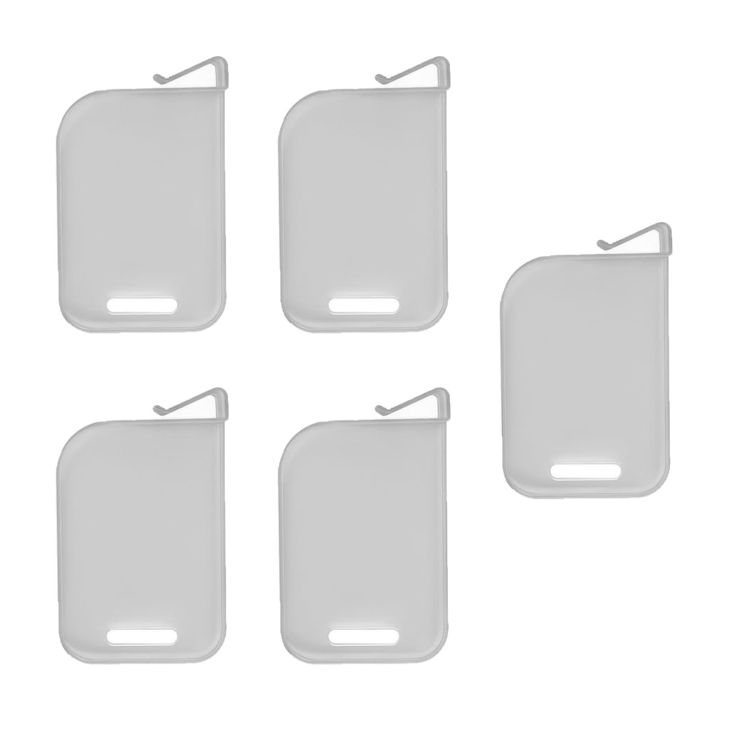 GMBYLBY 5Pcs Card Box Divider Clapboard Partition Board Trading Baffle Clip Portable Drawer Separators