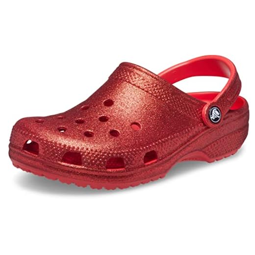 Sparkly Metallic Crocs Classic Clogs