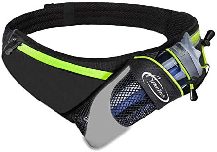 AiRunTech Running Hydration Belt with Water Bottle Holder,Hiking Fanny Pack for Phone and Wallet,Running Bag Runners Essentials Accessories Marathon Triathlon Walking Jogging Gear Gift