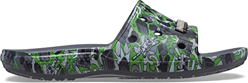 Crocs Unisex Classic Minecraft, Slide Sandals, Multi, 11 Us Men #TOP4