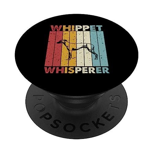 Dog Dad Mom Whisperer - Whippet vintage PopSockets PopGrip Intercambiable