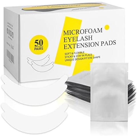 LASHVIEW 50 Pairs Microfoam Eye Pads Cover