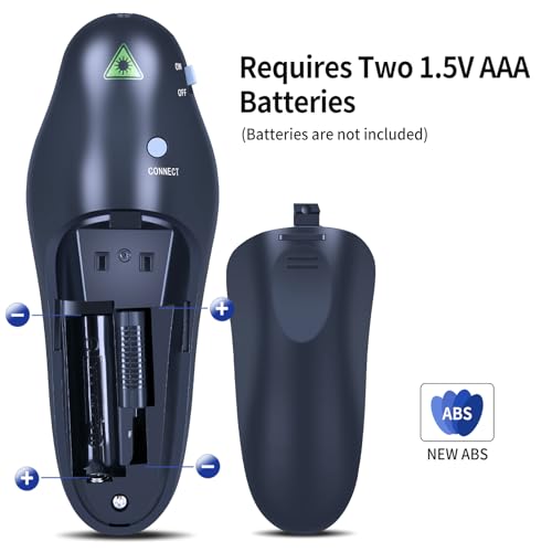 Ponteiros apresentadores sem fio de 2,4 GHz, apresentação USB, controle remoto PPT para apresentação