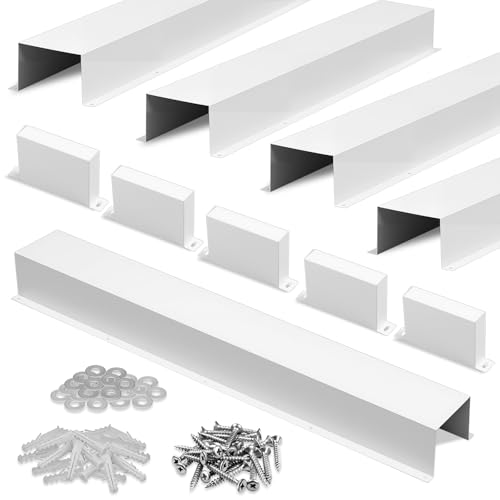 Moxweyeni White 6x4 40 inch metal line set cover
