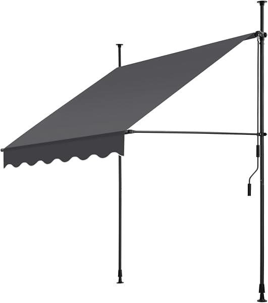 tectake Toldo Manual Ajustable 150cm