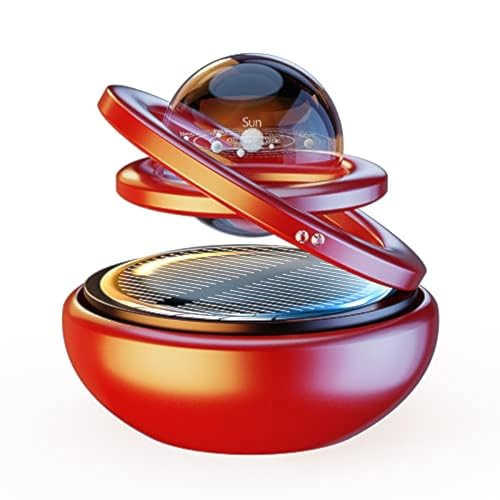 Kwak Car Air Freshener Solar Air Purifier Red