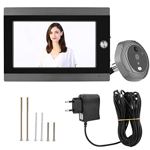 Video Türsprechanlage Türklingel, WLAN Doorbell Türglocke mit 7" Monitor Unterstützung Bewegungserkennung und App-Steuerung, automatisch