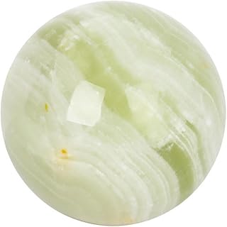 ESYEM Bola de Jade Natural, Bola de Cristal, joyería Reiki, Regalo de decoración for la habitación del hogar Piedra de Cristal de Reiki (Size : 200-250g)