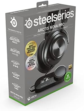 SteelSeries Arctis Nova Pro for Xbox Multi-System Gaming Headset - Premium Hi-Fi Drivers - Hi-Res Audio - 360° Spatial - GameDAC Gen 2 - Quad-DAC - ClearCast Gen 2 Mic - Xbox, PC, PS5, PS4, Switch