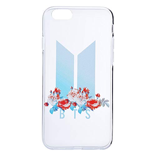 Grapes Garden Kpop BTS Bangtan Boys TPU Etui Coque de Téléphone Portable pour iPhone, Cadeau pour BTS Army(iPhone 6/ 6S Transparent)