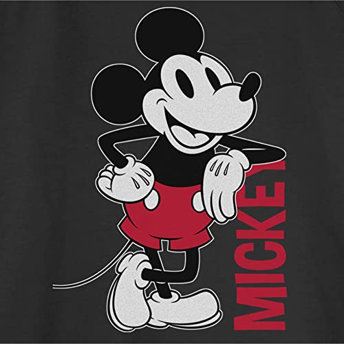 Disney Classic Mickey Mickey Leaning Junior's Raglan Pullover with Coverstitch by Disney - Used condition - Image 2