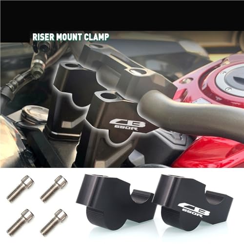 Rialzo manubrio para motocicleta CB650R abrazadera de montaje 2
