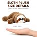 Imagen de Rusokufo Peluche Perezoso 22 Cm Suave Y Relajante