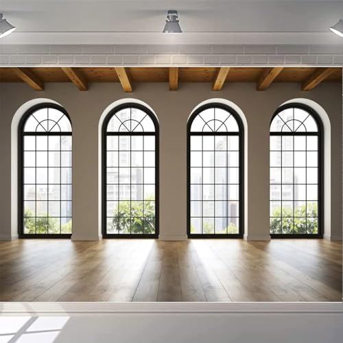 Fondo fotográfico blanco 7x5 ft para interiores