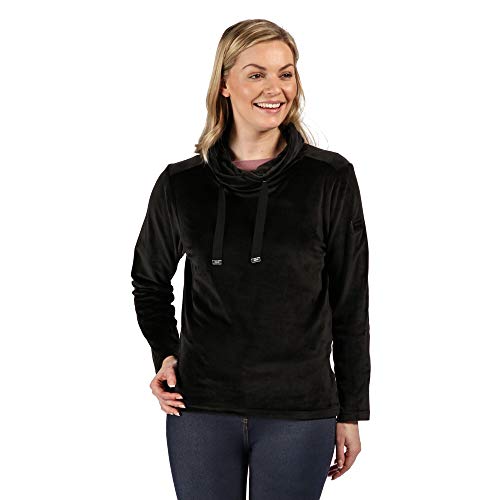 Image of Regatta Women's Hannelore Overhead Fleece, Black Velour, 20 plus