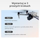DJI Air 3S Fly More Combo (RC 2 Screen Remote Controller), dron z kamerą 1-calową CMOS szerokokątną i ze średnim tele. Aparat dla dorosłych, 4K/60 kl./s, z wykr. dookólnym i 3 akum. dla dłuższego lotu