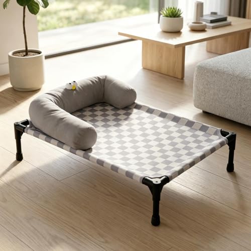 Cama elevada de perros catre desmontable exterior e interior para gatos y cachorros 3