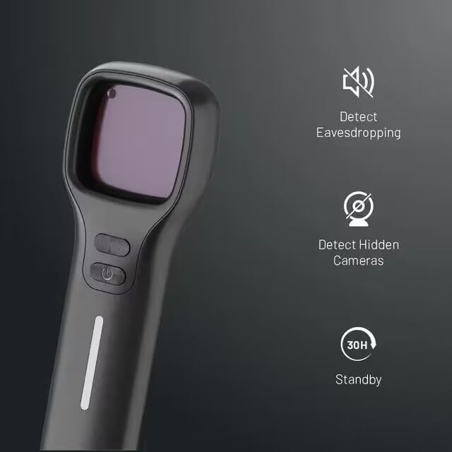Miniatura 5 de EOHIBOV Detectores de cámara oculta, detector antiespía, dispositivo detector de insectos de señal RF, detector de rastreador GPS, detector de