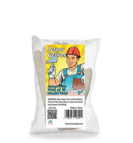 Amz Natural Color Jersey Gloves For Men, Women 9", Pack Of 24 Jersey Work Gloves Men, Polyester And Cotton Work Gloves, Breathable Beige Cotton Gloves For Men, Jersey Garden Gloves, Mechanic Gloves #TOP1