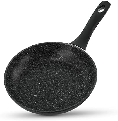 FAMES Non Stick Frying pan with Induction Base - 30cm / 12 inch Anti Stain and Scratch Proof Granite Frying Pan (30cm)