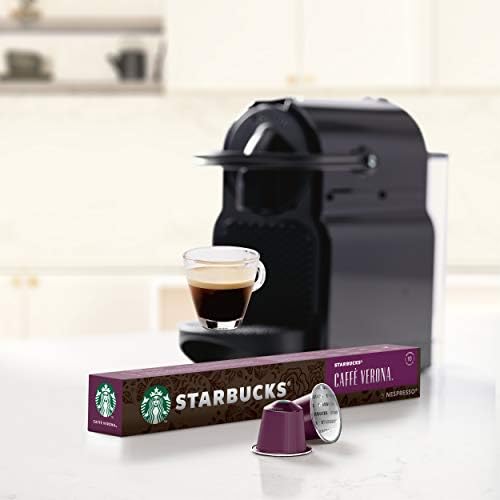 STARBUCKS Caffè Verona By Nespresso Dark Roast Coffee Capsules , 10 capsules (Pack of 8, Total 80 capsules)