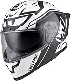 Berik FF871 Mapuro Elmetto, bianco/nero/grigio, M