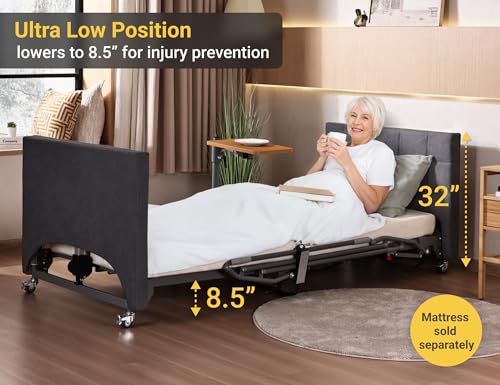 ARMONYO Electric Hospital Bed for Home Use with German Motor, 5 Functions by ARMONYO - Image 6
