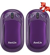 2 Pack Hand Warmers Rechargeable, 2 in 1 Electric Hand Warmers Reusable, 12Hrs Long Heating, Port...