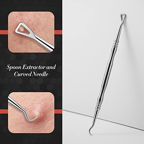 image for BEZOX Acne Needle Blackhead Remover Tools Pore Extractor Kit– Set of