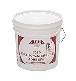 Alpha Systems 8011 Acrylic Water Based Bonding Adhesive - 1 Gallon
