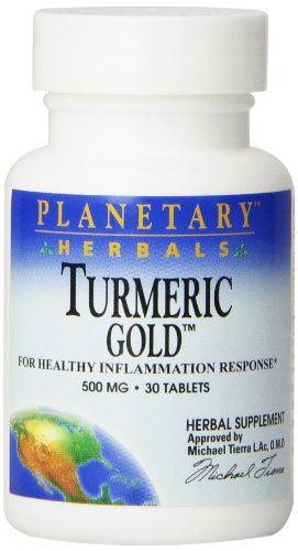Planetary Herbals Turmeric Gold 500 Mg, 30 Tablets #TOP29