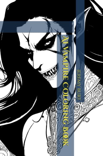 AI Vampire Coloring Book