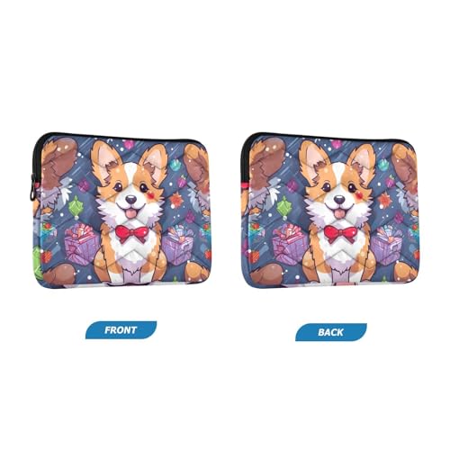 Funda para portátil 13-14 pulgadas impermeable con diseño de perro miniatura 2