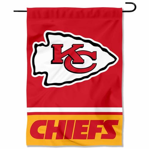 Kansas City Chiefs Double Sided Garden Flag