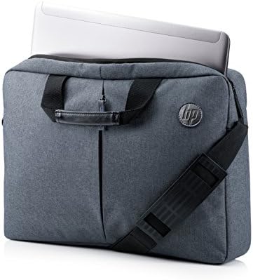 HP Essential 15.6 Inch (39.6 cm) Grey TopLoad Briefcase Messenger Bag for Laptop/Chromebook/Mac