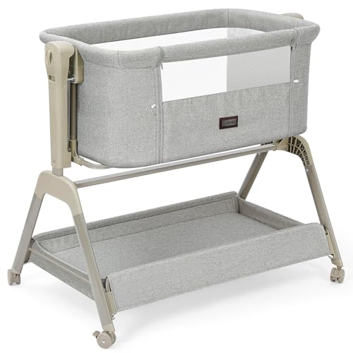 Ezebaby 3-in-1 Baby Bassinet Bedside Crib